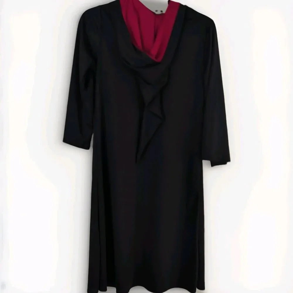 Harry Potter Gryffindor Robe Black & Burgundy Polyester Child Size S/M